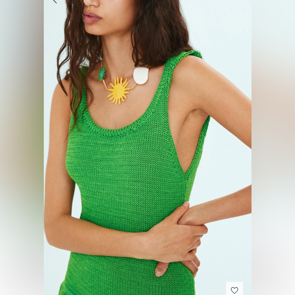 Mango x Simon Miller | Knitted Dress with Fringe Design - Picture 5 of 7